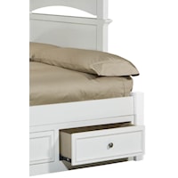 Optional Trundle Drawer and Underbed Storage Units Provide Accessible and Smart Storage Area